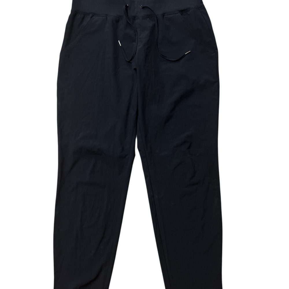 UTOPIA WOMENS High Rise Navy Blue Pants Size Large Closure Pull on Drawtring